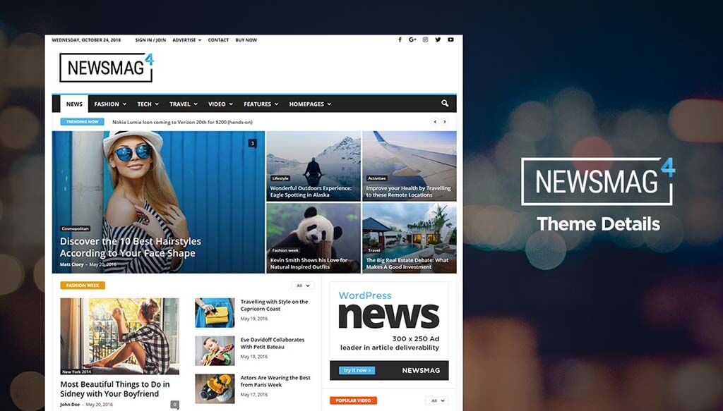  Newsmag - Newspaper & Magazine WordPress Theme 