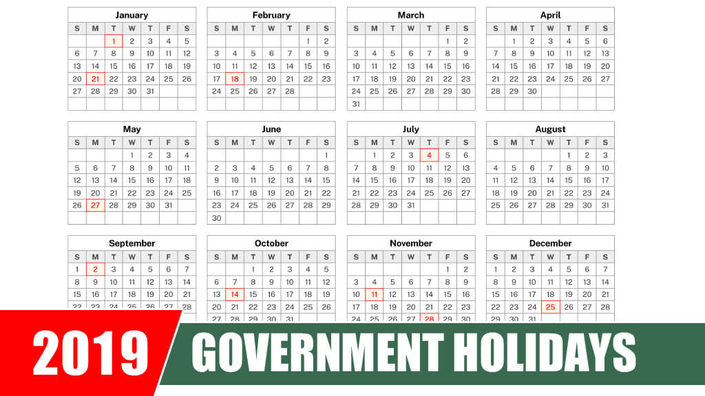 Government Holidays 2019 Bangladesh