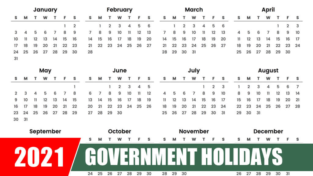 Government Holidays 2021 Bangladesh