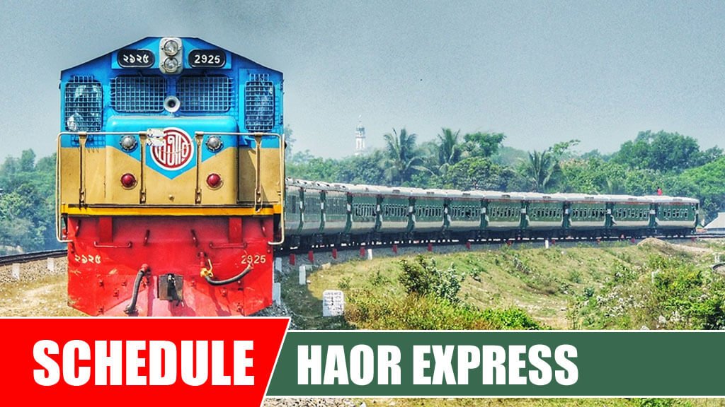 Haor Express train schedule