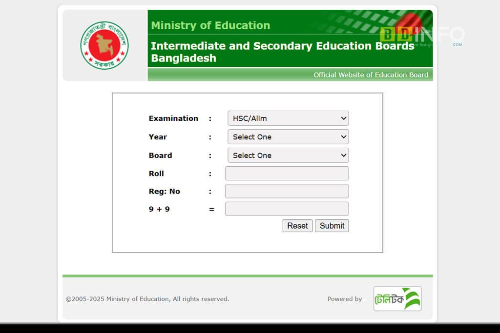HSC Result Publish Date