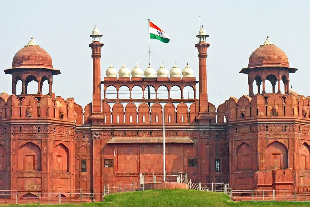red fort delhi