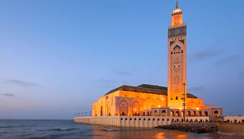 Mosque on the ocean