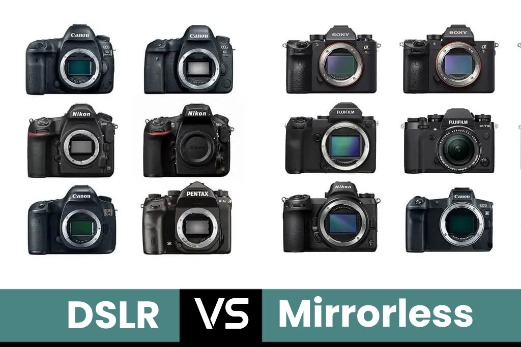 DSLR VS Mirrorless Camera