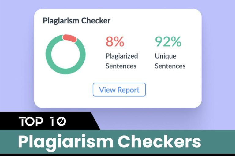 Top 10 Plagiarism Checkers