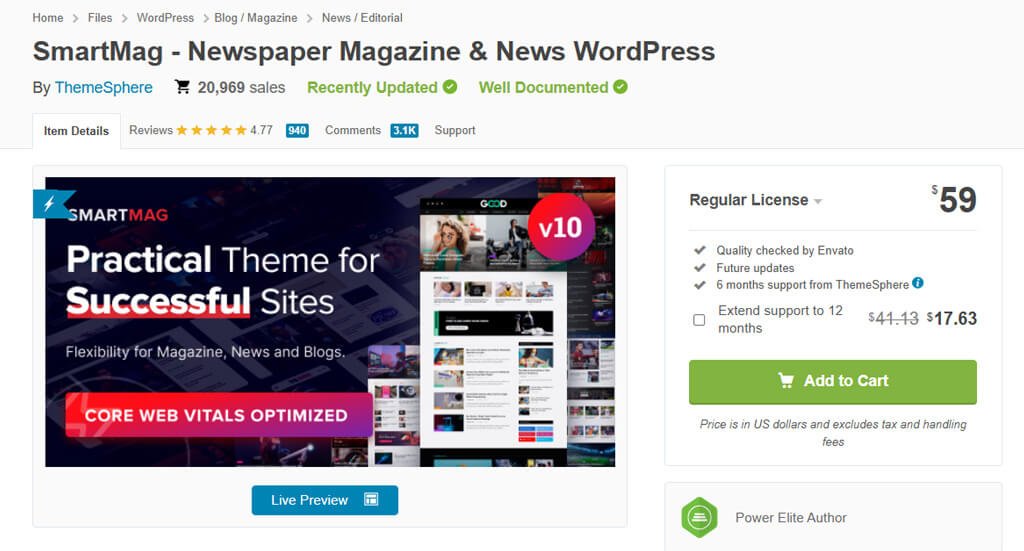SmartMag – News & Magazine WordPress