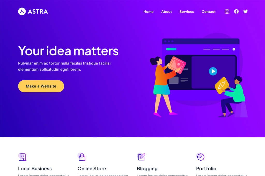 Astra Theme