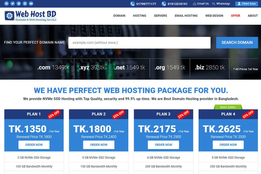 Web Host BD