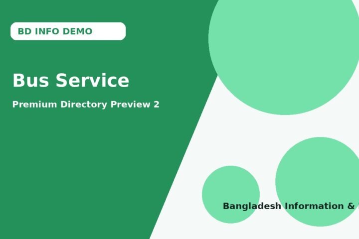 Bus Service demo preview