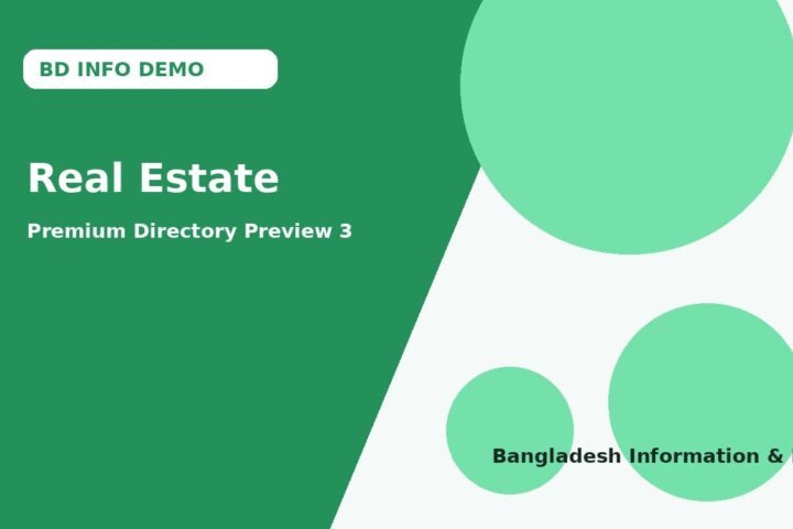 Real Estate demo preview