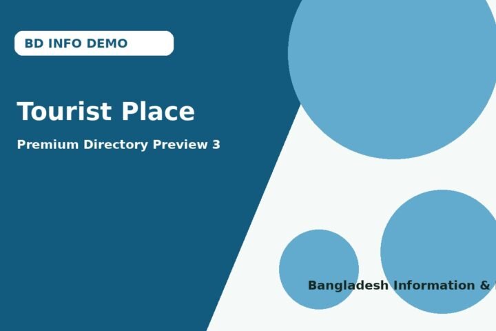 Tourist Place demo preview