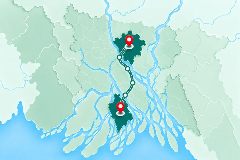 Dhaka to Barishal