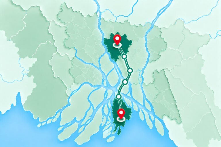 Dhaka to Kuakata